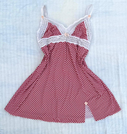 Cherry babydoll cami dress.